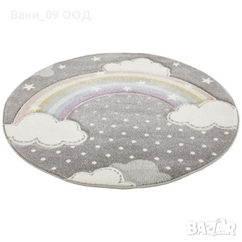 Кръгъл детски килим "Дъга", снимка 3 - Килими - 40918576