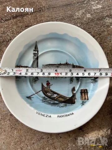 Колекционерска чиния на Венеция от Западна Германия , снимка 4 - Колекции - 49977337