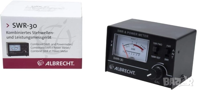 КСВ-мер Albrecht SWR-30, снимка 6 - Друга електроника - 52847087