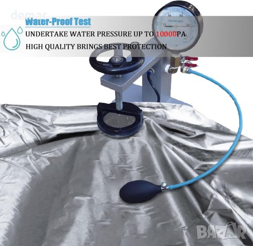 Калъф за градински мебели SIRUITON Cube, 150X150X74cm, водоустойчив с вентилационен отвор, анти-UV, снимка 3 - Градински мебели, декорация  - 44264724