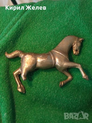 СТАРА МЕТАЛНА ФИГУРА на ГАЛОПИРАЩ КОН БЯЛ БРОНЗ РЪЧНА ХУДОЖЕСТВЕНА МАЙСТОРСКА ИЗРАБОТКА 17049, снимка 6 - Колекции - 34420118