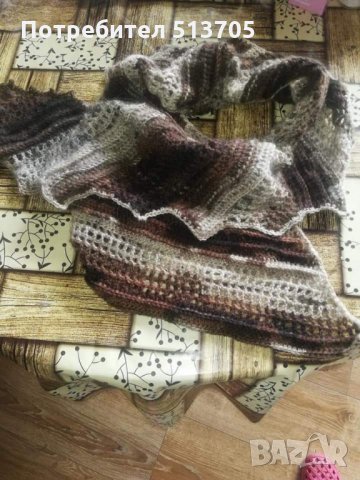 Ръчно плетени шалове , снимка 9 - Шалове - 34435000