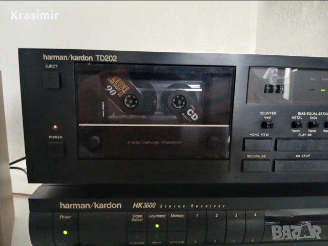 Harman Kardon TD202 - Касетен дек, снимка 2 - Декове - 53638525