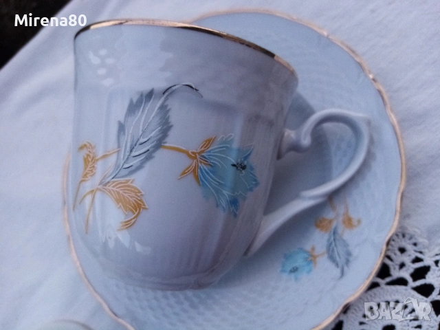 Винтидж румънски сетове - за чай и кафе, снимка 4 - Чаши - 53714276