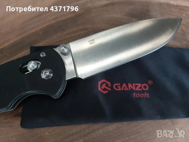 Туристически сгъваем нож Ganzo,заключване Axis Lock, снимка 4 - Ножове - 49203584