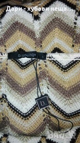 Туника в бежово и златисто🍀❤M/L,L🍀❤арт.4050, снимка 6 - Блузи - 35733850