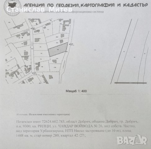 Парцел 1450кв за Продажба