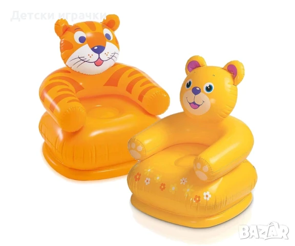 Детско надуваемо столче INTEX Happy Animal