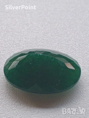 Изумруд голям с наситен цвят и документ, снимка 3 - Други - 52206408
