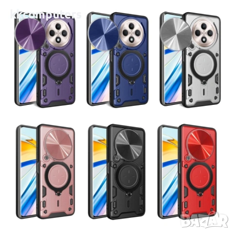 OPPO Reno12 F /12 FS 5G Удароустойчив CD Texture /Ring Holder Калъф и Протектор, снимка 2 - Калъфи, кейсове - 53074962