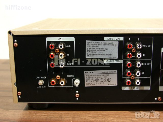 Усилвател Sony ta-fa3es, снимка 7 - Ресийвъри, усилватели, смесителни пултове - 39017634