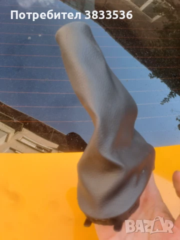 Оригинален сив маншон за скоросвен лост от Dacia Sandero 2005г. , снимка 4 - Части - 50990782