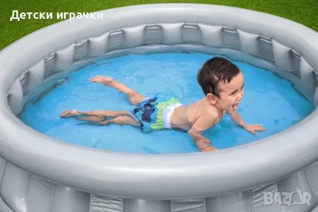 Надуваем басейн Bestway Spece Ship Pool,152 х 43 см, за деца, снимка 2 - Басейни и аксесоари - 49925906