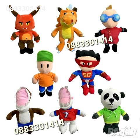 Stumble Guys Плюшени Стембъл Гайс, снимка 3 - Плюшени играчки - 42331202