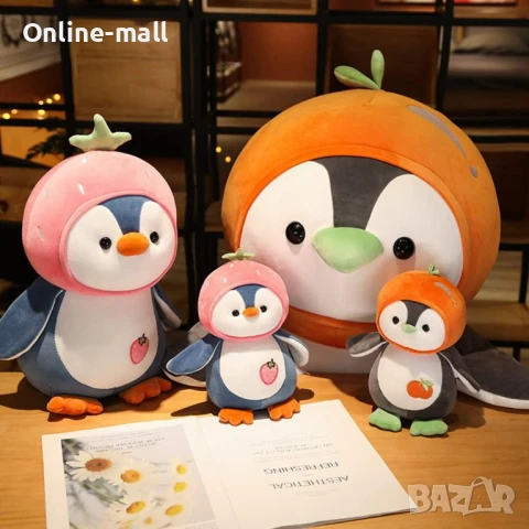Плюшен Пингвин, Плюшена играчка Пингвин , 25см, снимка 4 - Плюшени играчки - 50471642