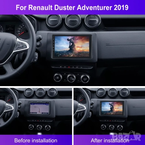 Мултимедия за Renault Dacia Duster HM 2 II Arkana 1, Андроид, навигация, плеър, с Android, 2DIN 2019, снимка 5 - Аксесоари и консумативи - 51585042