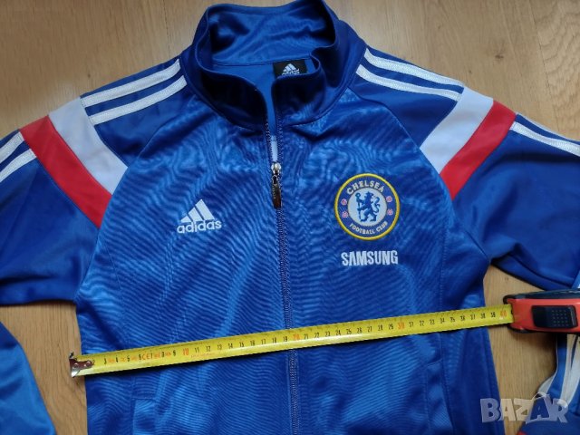 Chelsea / ADIDAS детско футболна горнище - анцуг на ЧЕЛСИ - за ръст 140см , снимка 7 - Детски анцузи и суичери - 41978368