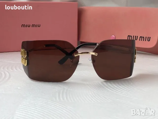 Miu 2025 дамски слънчеви очила 2 цвята, снимка 8 - Слънчеви и диоптрични очила - 49702246