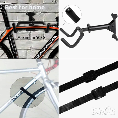 Стенен монтаж за велосипед, снимка 6 - Аксесоари за велосипеди - 53651415