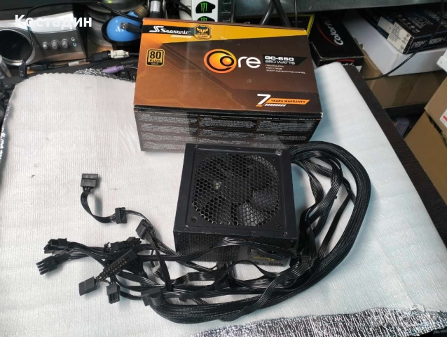 Продавам  захранване SEASONIC 650 W gold, снимка 2 - Захранвания и кутии - 52957231