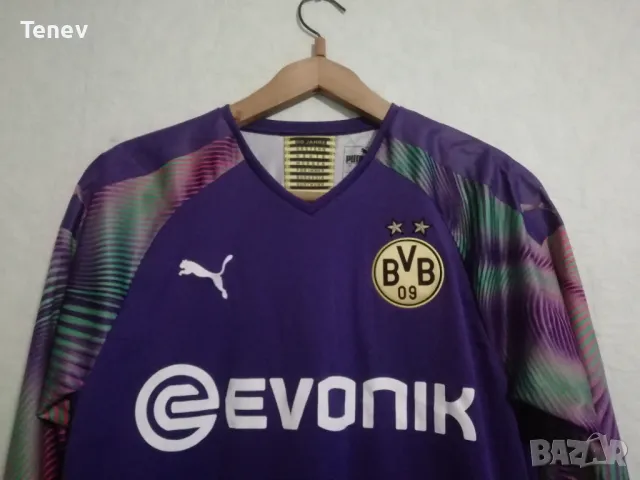 Borussia Dortmund Puma оригинална вратарска тениска фланелка Борусия Дортмунд размер L, снимка 4 - Тениски - 49249369