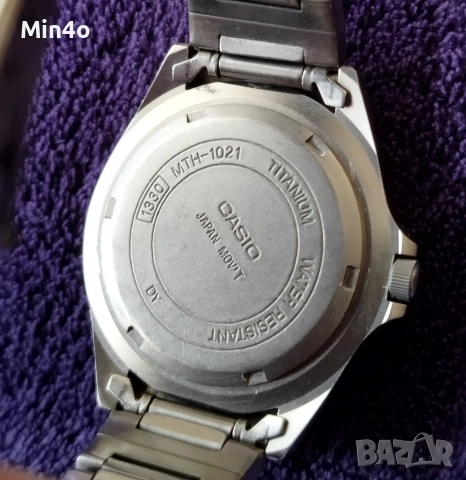 часовник casio mth-1021 titanium, снимка 2 - Мъжки - 53662675