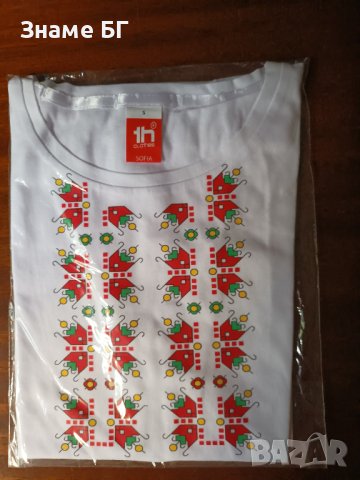 Дамска тениска с шевица