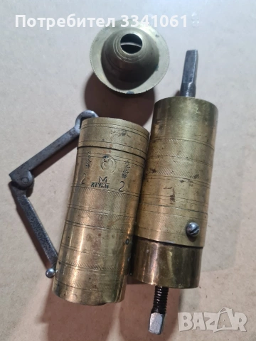 Османска месингова мелничка за кафе, снимка 3 - Антикварни и старинни предмети - 53290693