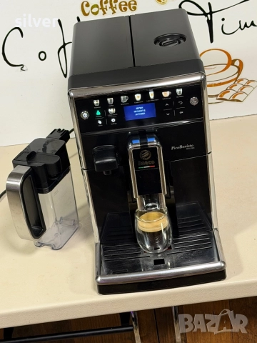 Кафемашина кафе автомат Saeco PicoBarista deluxe с гаранция, снимка 8 - Кафемашини - 52384558