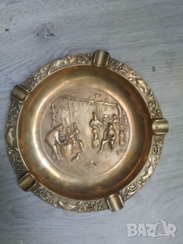 ретро пепелник,месинг