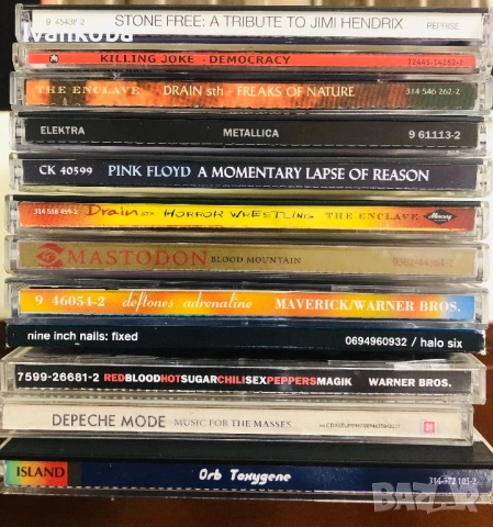 Оригинални дискове с рок и метъл