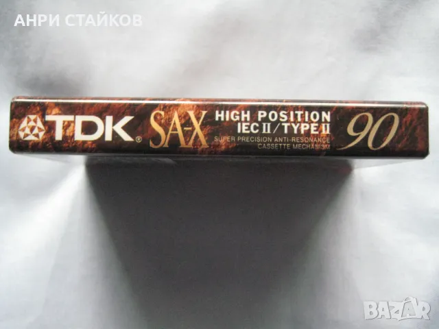 TDK SA-X90EA тип II празна аудио касета с висока позиция - нова запечатана, снимка 3 - Аудио касети - 48496560