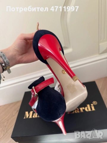 Дамски обувки на ток Massino Zardi - нови с кутия , снимка 8 - Дамски обувки на ток - 53136068