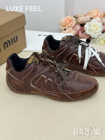Miu Miu & New Balance 🤍Дамски Обувки , снимка 4 - Дамски ежедневни обувки - 55888979