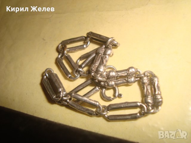 СРЕБЪРНА ГРИВНА СРЕБРО 925 РЕТРО КРАЛСКА ПЛЕТКА РЪЧНА СТАРА МАЙСТОРСКА ЮВЕЛИРНА ИЗРАБОТКА 25650, снимка 13 - Гривни - 35702519