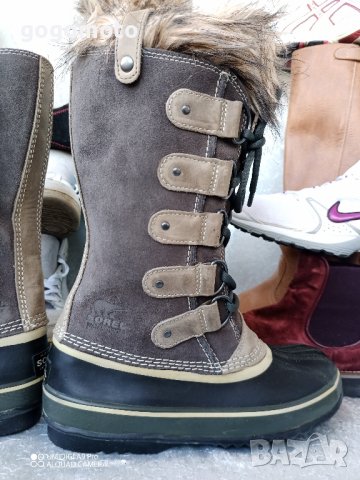 КАТО НОВИ водоустойчиви апрески SOREL® Snow Boots North Star, 39 -40 боти,100% ЕСТЕСТВЕНА КОЖА,ботуш, снимка 6 - Дамски апрески - 44242535