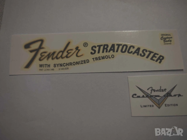 Ваденки Fender Stratocaster 1968/71 (CBS 70's) Custom Shop, снимка 10 - Китари - 53639295