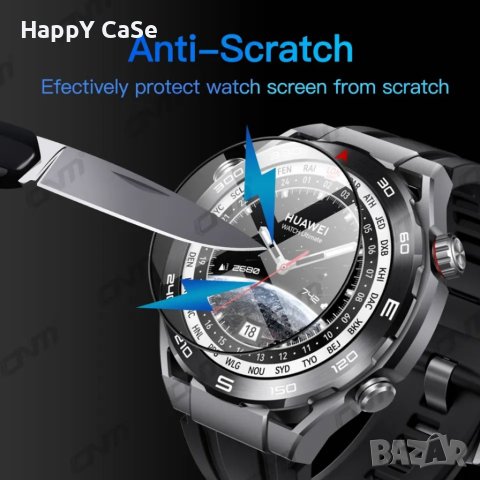Huawei Watch 4 / 4 Pro / Ultimate / 46 / 48 mm. / 5D Протектор за цял екран часовник, снимка 7 - Смарт гривни - 41631708