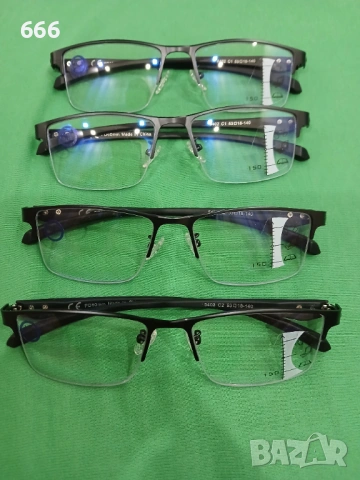 Очила за четене +1.50 комплект от 4 броя , против синя светлина
