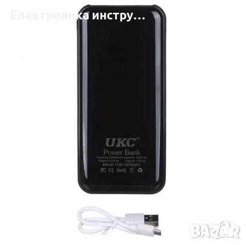 Power Bank UKC 30000 mAh мобилно зарядно устройство powerbank, снимка 2 - Друга електроника - 42376453