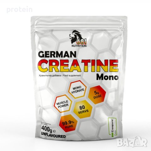 681 NUTRITION GERMAN CREATINE MONO 400g CREAPURE® /Доставка 3 лв!, снимка 1 - Хранителни добавки - 41353684