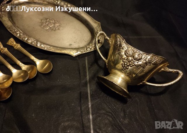 Сосиера с лъжички , снимка 7 - Антикварни и старинни предмети - 34465957