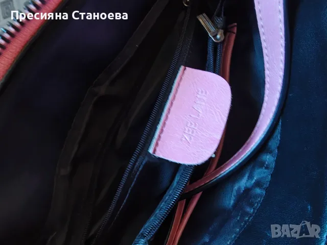 Zee Lane, нова чанта естествена кожа, снимка 4 - Чанти - 56339834