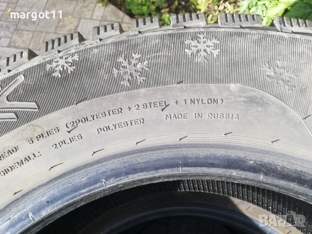 4бр.зиимни гуми /215,65,16 грайфер 8 мм ДОТ2020г, снимка 3 - Гуми и джанти - 52585609