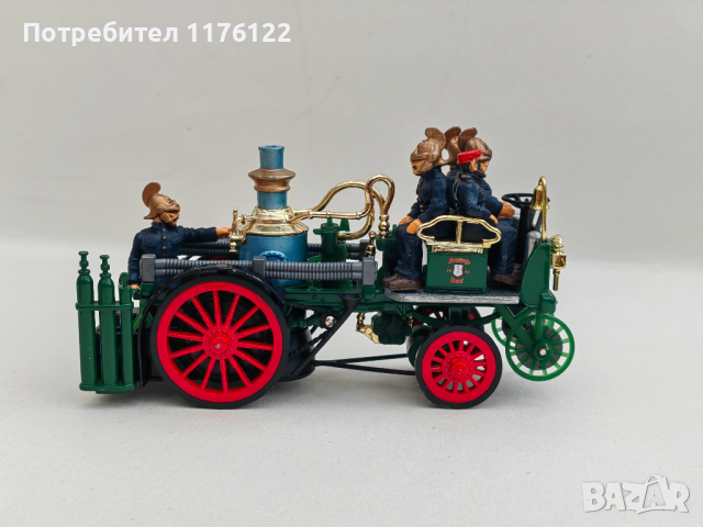 Matchbox MOY YS-43 1905 Busch - Self Propelled Fire Engine Мачбокс Пожарна Кола Олдтаймер, снимка 9 - Колекции - 44720074