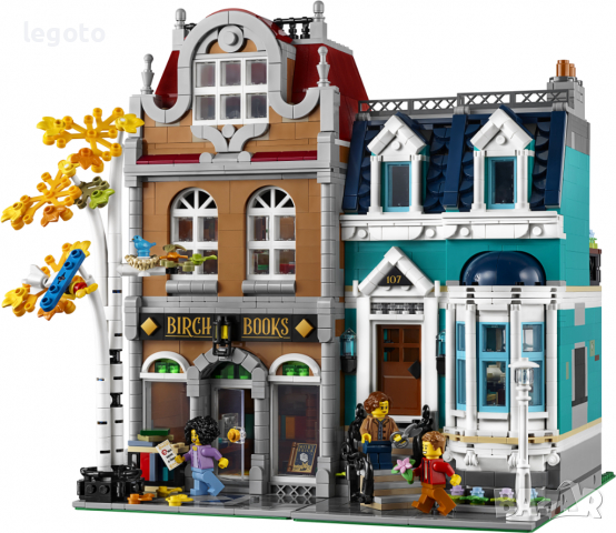 НОВО ЛЕГО 10270 Криейтър Експерт – Книжарница LEGO 10270 Creator Expert Bookshop LEGO 10270, снимка 3 - Конструктори - 36155783