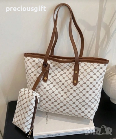 Дамска голяма чанта с ненесер, снимка 2 - Чанти - 53289809