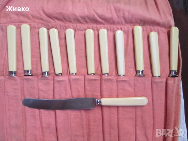 HARRISON BROTHERS SHEFFIELD est.1791 английски еднакви 12 броя неизползвани ножове., снимка 1 - Прибори за хранене, готвене и сервиране - 41560158