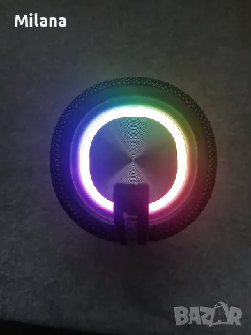 Чисто нови Bluetooth колонки Eurosport X-Motion (IPX5, BT 5.1, RGB) – 2 бр. налични   , снимка 4 - Bluetooth тонколони - 56154600