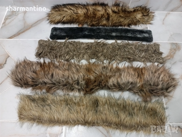 Лот от 5 броя яки с косми за якета, снимка 6 - Други - 51647118